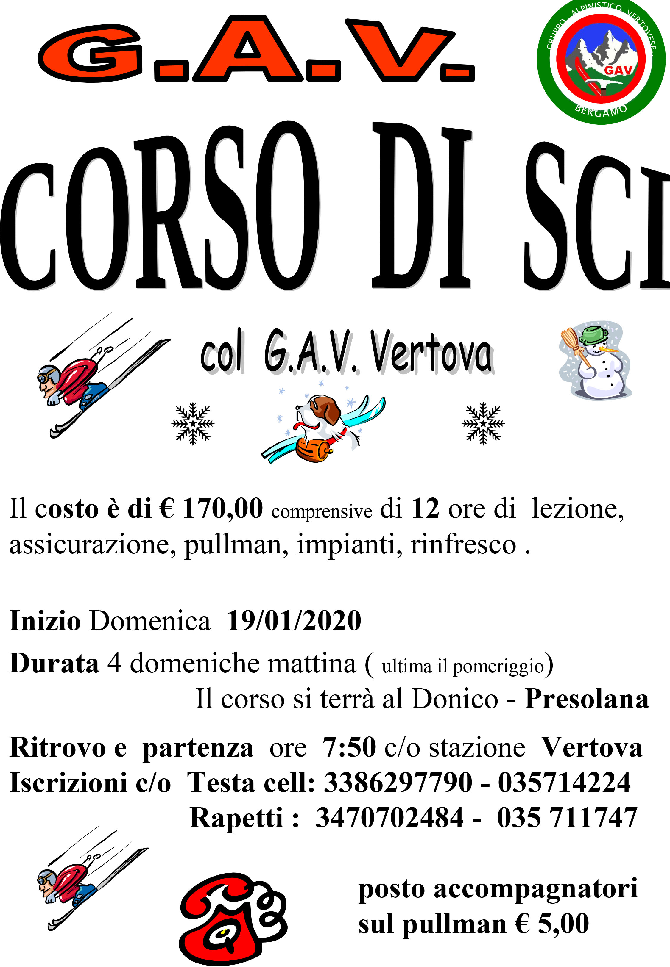 corso sci 2020