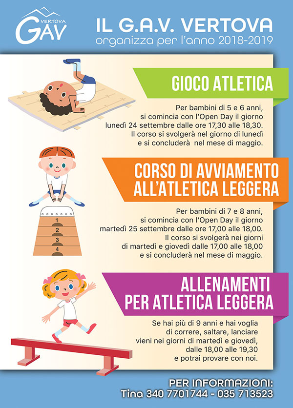 CORSO ATLETICA GAV 18 600