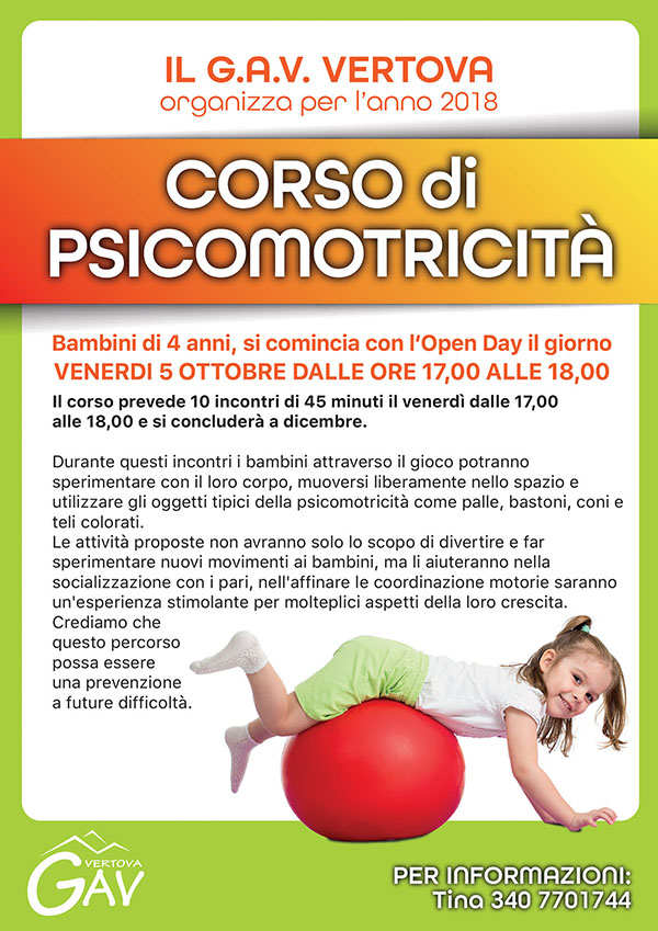 CORSO PSICOMOTRICITA GAV 18 600