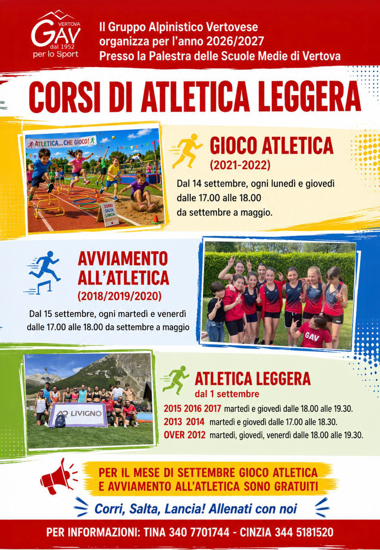 CORSI ATLETICA 26 27